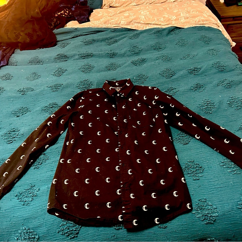 Killstar Carpe Noctum button up shirt